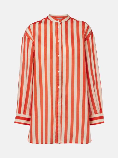 ERES Duetto striped cotton voile shirt