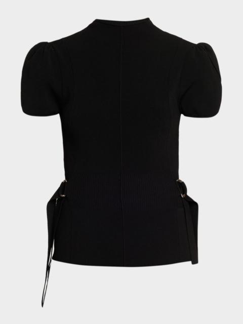 3.1 Phillip Lim Compact Rib Tulip Top