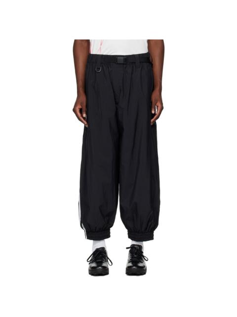 Black NYL Track Pants