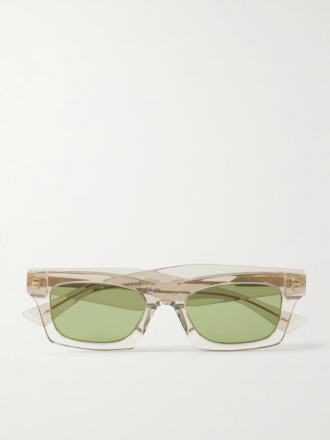 Bottega Veneta Ribbon Square-frame Acetate Sunglasses