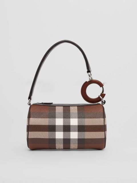 Burberry Mini Check and Leather Rhombi Bag