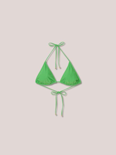 Nanushka CAIA - Matte stretch bikini top - Green