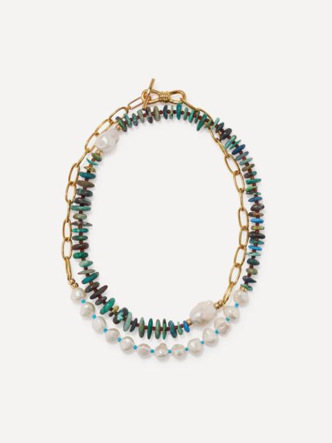 LIZZIE FORTUNATO Gold-Plated Porto Covo Necklace