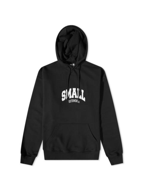 VETEMENTS VETEMENTS Small Logo Popover Hoody
