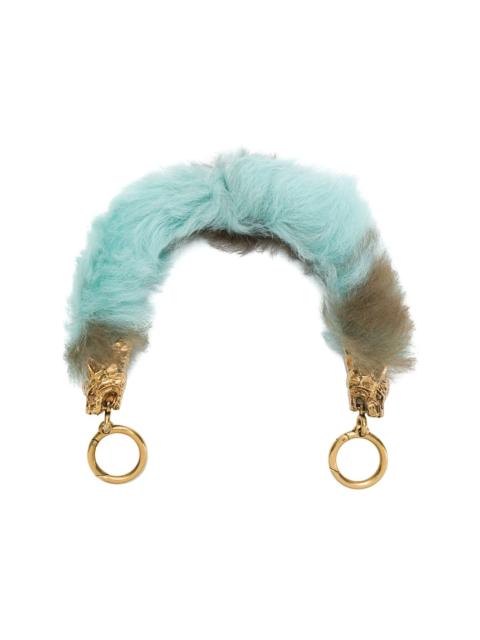 Prada Shearling bag handle