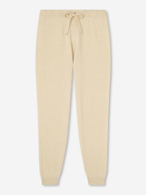 Derek Rose Women's Track Pants Daphne Cashmere Beige