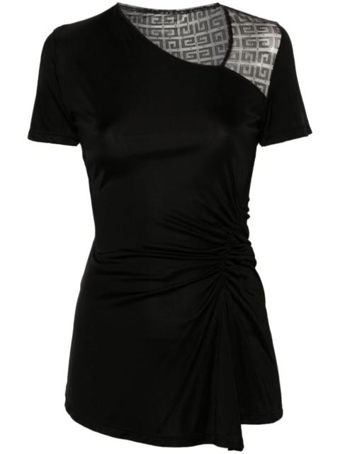 Givenchy 4G-lace draped top