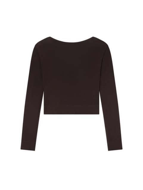 A.L.C. Heather Fine Merino Top