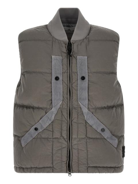 Stone Island Crinkled Effect Vest