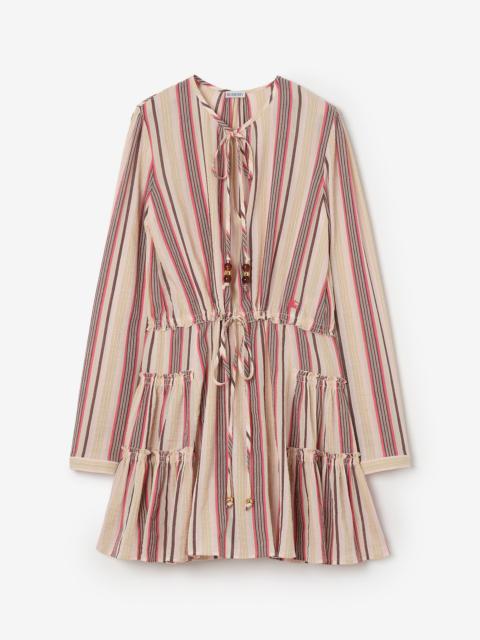 Burberry Striped Cotton Voile Dress