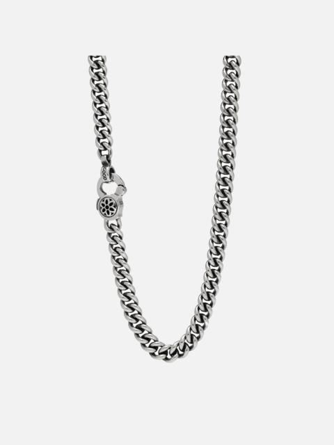Iron Heart CS-CURBA24 GOOD ART HLYWD Curb Chain Necklace Link Size A at 24" - Sterling Silver