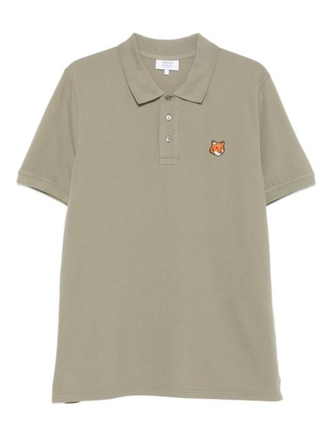 Maison Kitsuné fox-head embroidered polo shirt