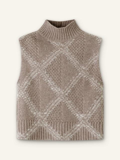 ME+EM Argyle Knit Vest