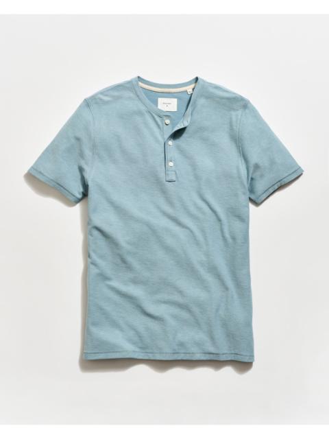 Billy Reid Short Sleeve Birdseye Henley