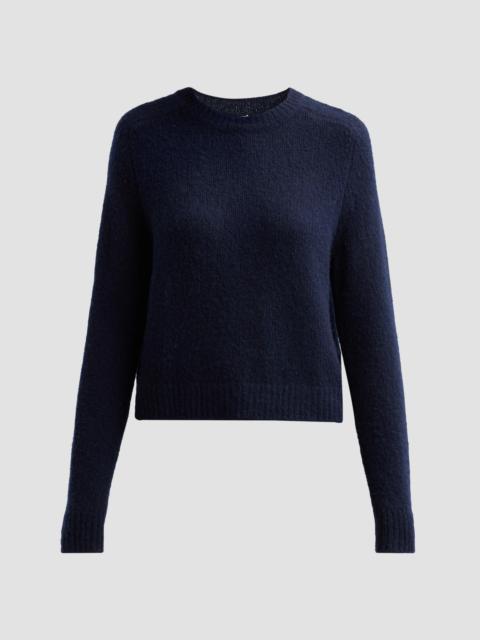LISA YANG Women's Solene Cashmere-Silk Regular-Fit Sweater - Navy