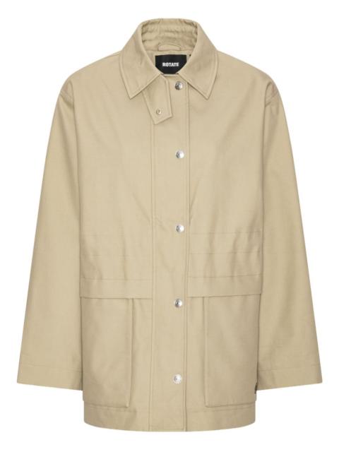 ROTATE drawstring twill jacket