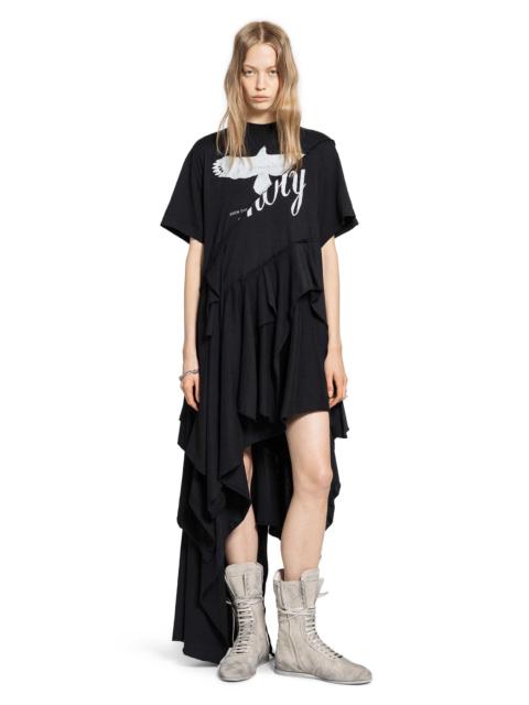 Ann Demeulemeester Guusta Long High Comfort Deconstructed Dress