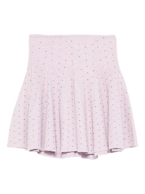 Sandro elasticated-waistband mini skirt