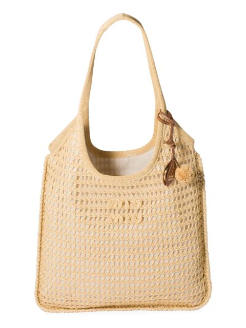 小物 miumi0520 Miu Miu Crochet pouch - 5NE841_2F46_F0055 | REVERSIBLE