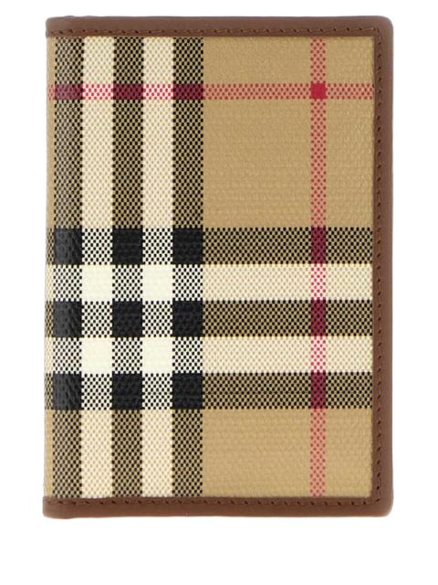 Burberry Burberry Bateman Card Case — Beige