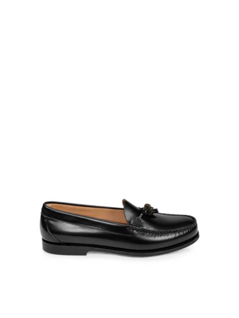 G.H.BASS TASSEL-DETAIL LEATHER LOAFERS