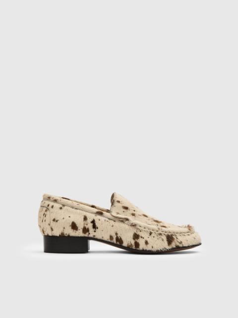 ATP ATELIER Rivello Mandorla Printed Mini Cow Slip-ins