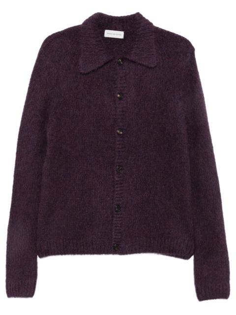 Dries Van Noten CARDIGAN MORA IN MISTO LANA