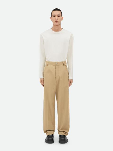 Bottega Veneta Light Cotton Twill Cargo Trousers