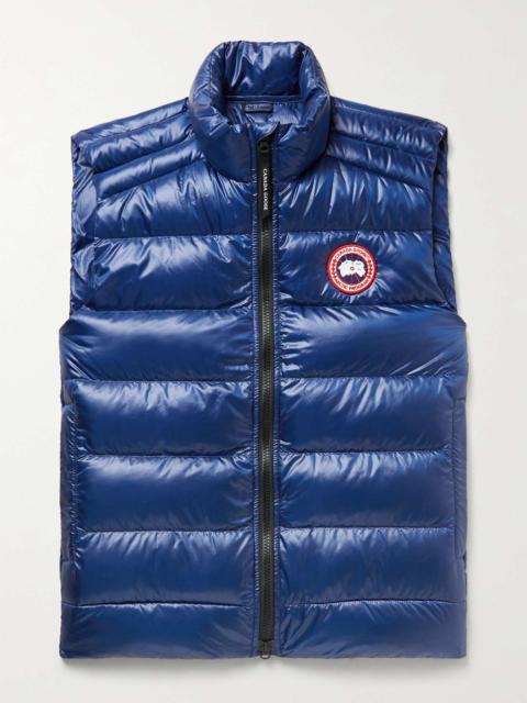 Canada Goose Crofton Slim-Fit Quilted Recycled Nylon-Ripstop Down Gilet