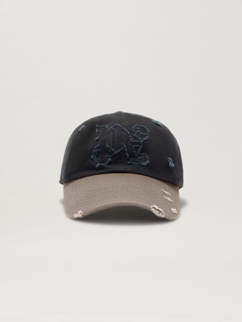 Ripped Monogram Cap