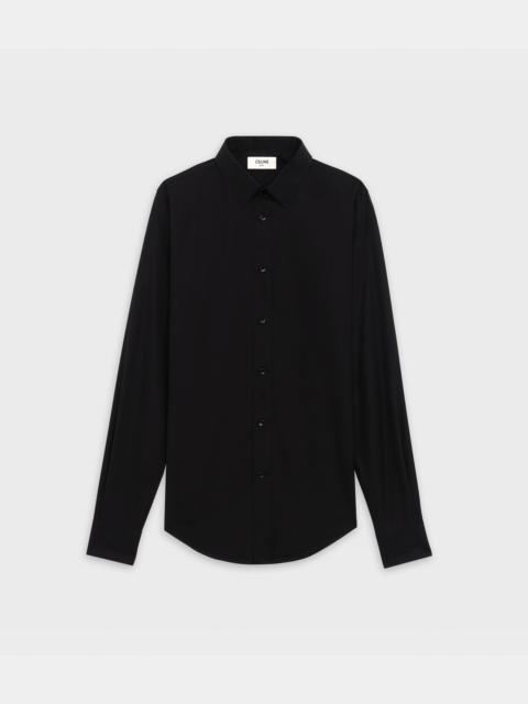 CELINE skinny shirt in cotton poplin