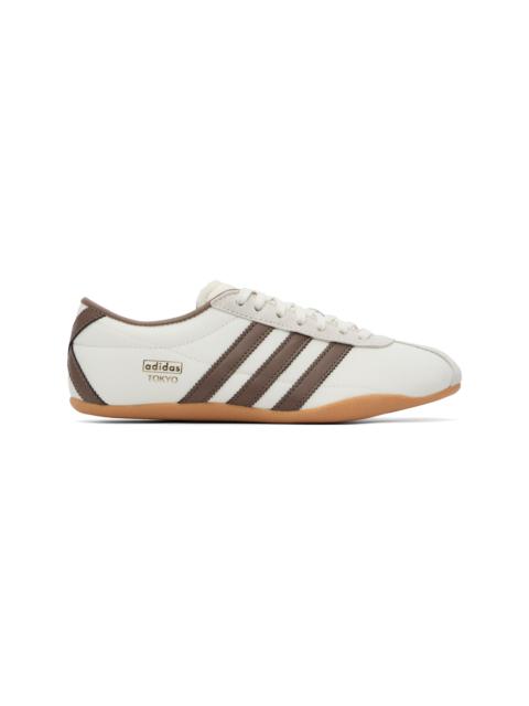 adidas Originals Off-White & Brown Tokyo Sneakers