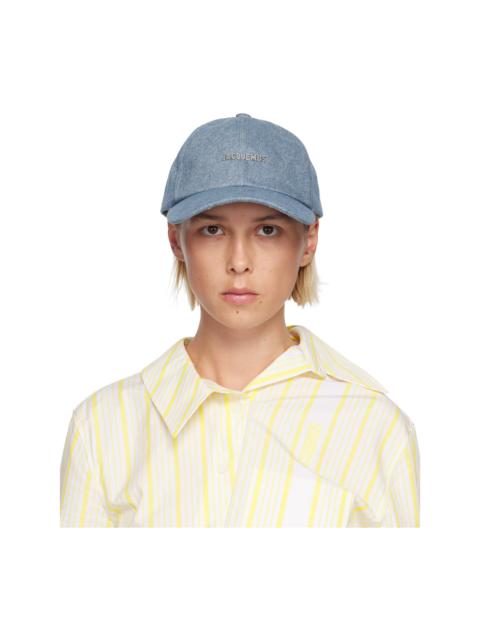 JACQUEMUS Blue 'The Gadjo' Baseball Cap