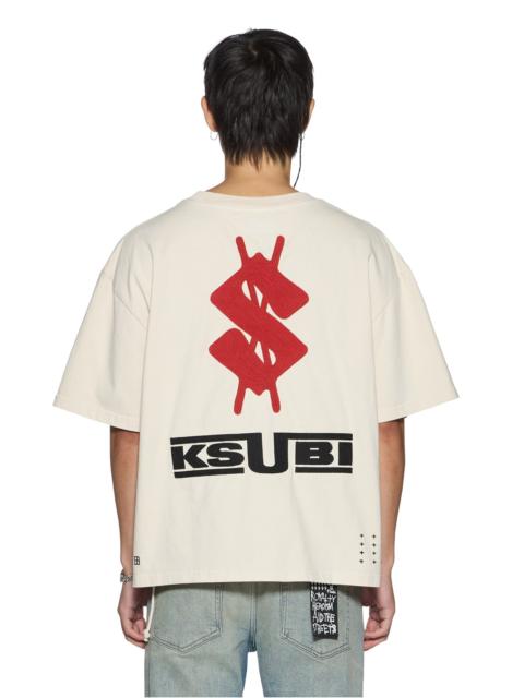 Ksubi ZOOM HALEN SS TEE ECRU