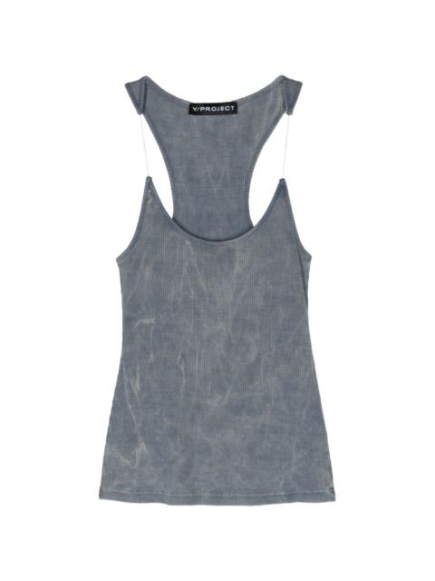 Y/Project invisible-straps cotton tank top