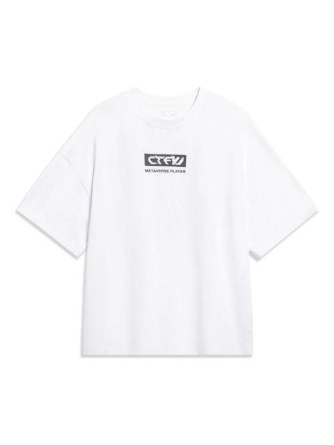 Li-Ning Li-Ning Counterflow Graphic T-shirt 'White' AHST599-2