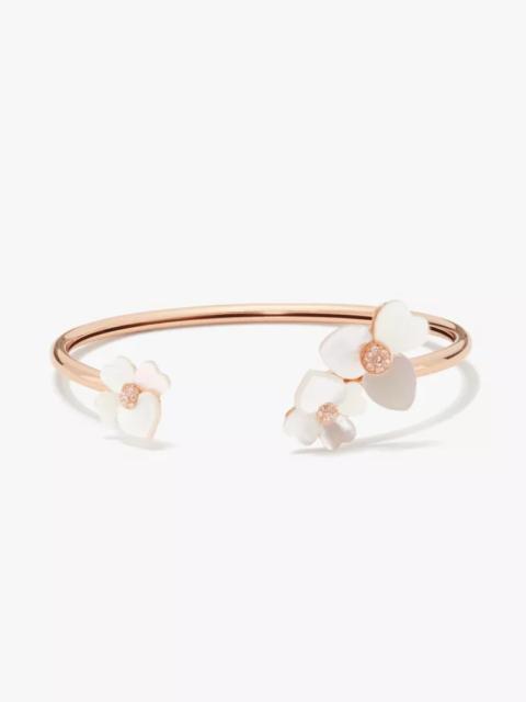 kate spade Precious Pansy Flex Cuff
