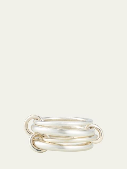 Spinelli Kilcollin Cici Silver Petite Four Link Ring