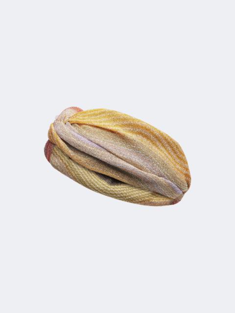 Missoni Striped lamé headband