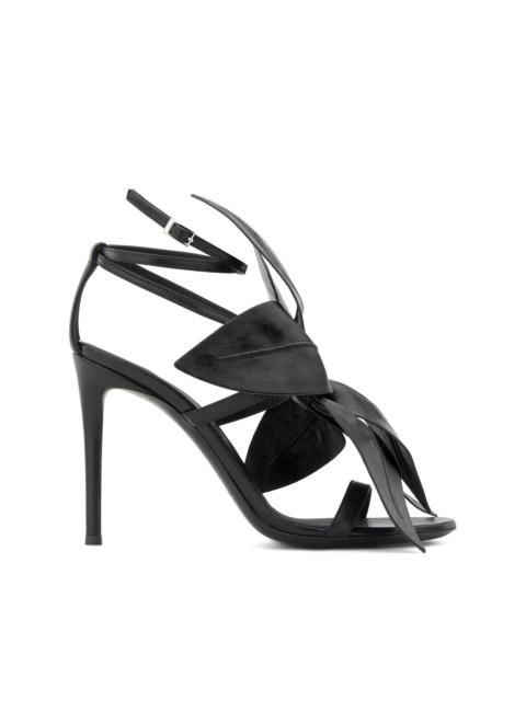 Giuseppe Zanotti Lilium floral-embellished stiletto sandals