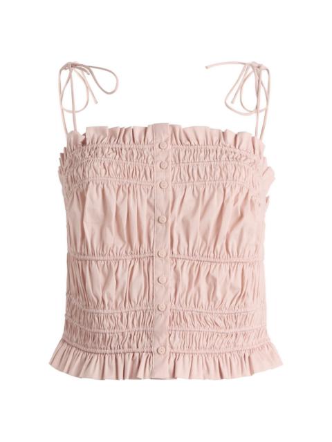SKIMS SKIMS Poplin Ruffle Cami