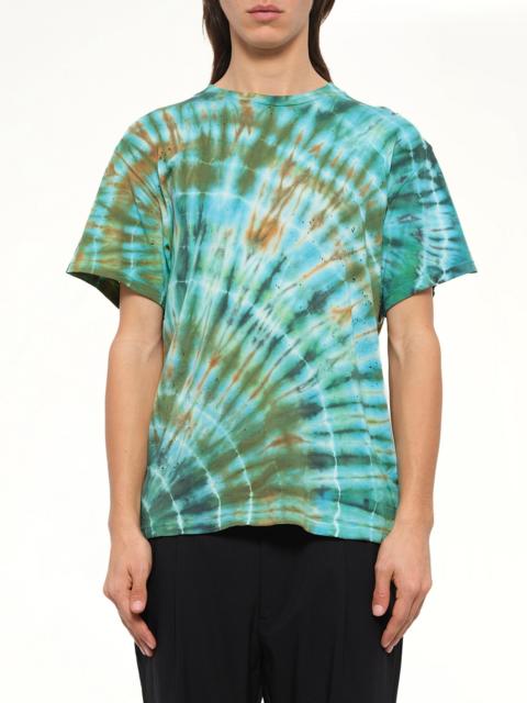 AMIRI Tie Dye Shotgun T-Shirt in Green