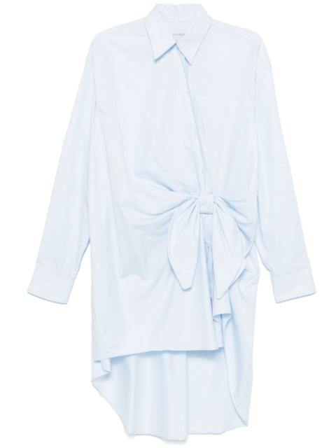 VIKTOR & ROLF knotted mini shirt dress