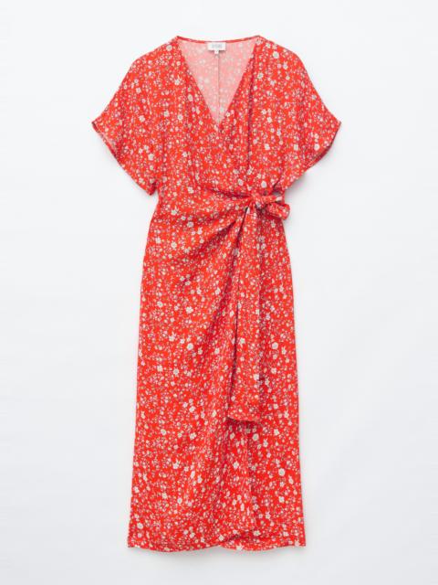 & Other Stories Wrap Midi Dress