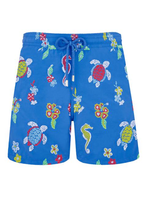 Men Swim Trunks Embroidered Mosaïque - Limited Edition