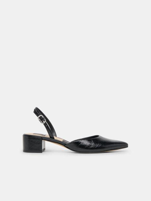 dolce vita CAREL HEELS MIDNIGHT CRINKLE PATENT LEATHER