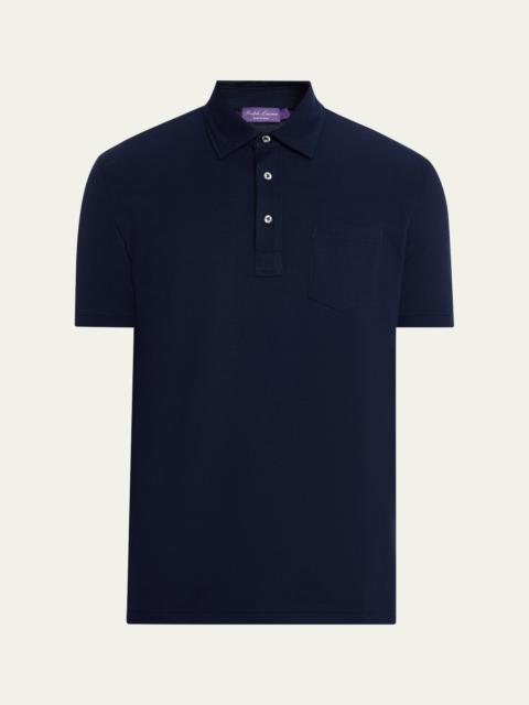 Ralph Lauren Men's Cotton and Cashmere Polo Shirt