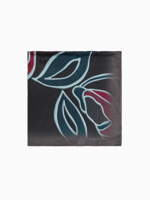 GIORGIO ARMANI PRINTED SILK STOLE