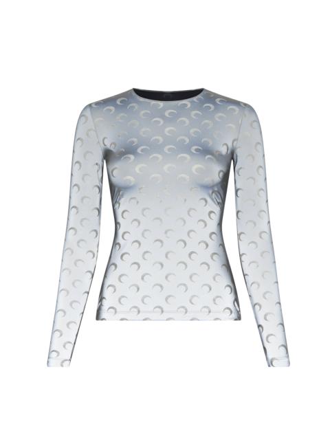 Marine Serre All Over Moon Reflective Long Sleeves Second Skin