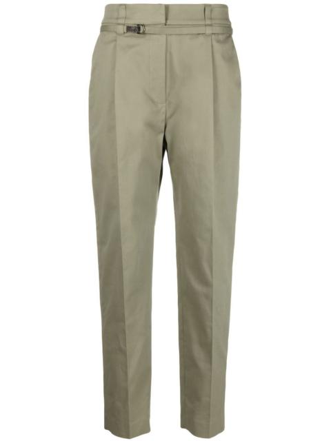 Brunello Cucinelli belted-waist tapered trousers